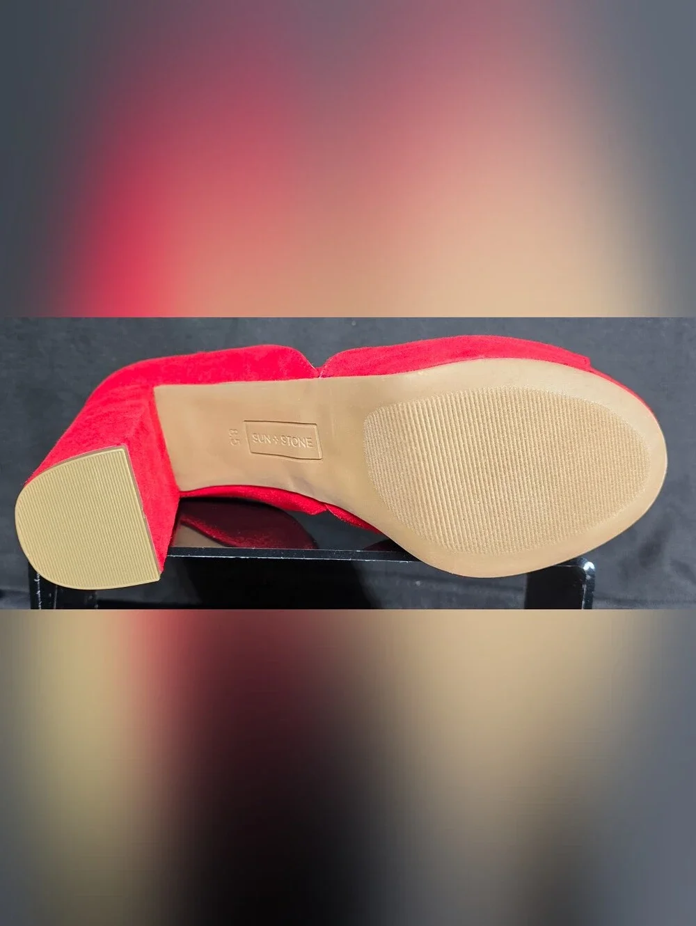 Sun + Stone “Reemaaf” Red Platform Heels – Size 8.5 – New in Box